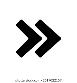 Forward Arrow Icon - Arrow Bending Right