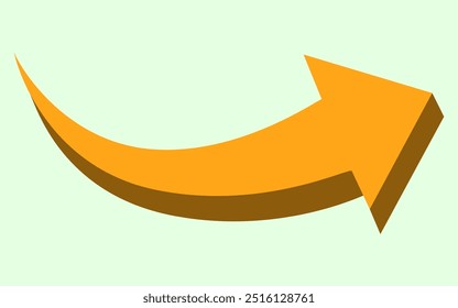 Forward arrow isolated on bright background for direction, queue, progress symbol