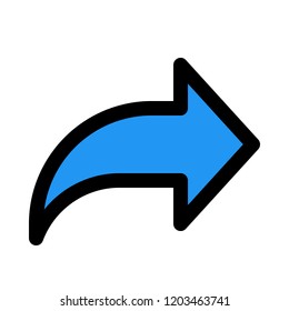 Forward arrow symbol