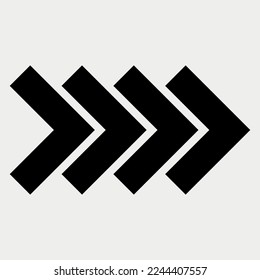 Forward Arrow Symbol Vector illustration