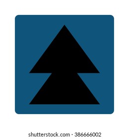 Forward blue sign
