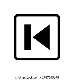 forward button icon flat style