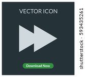Forward button vector icon
