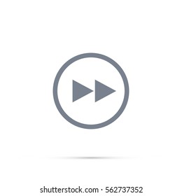forward button vector icon.