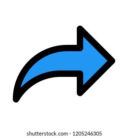 forward email arrow