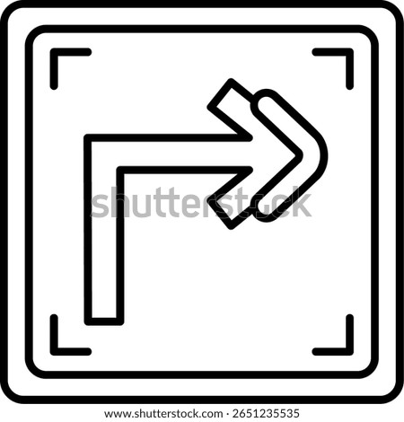 Forward Filled Style Icon Design