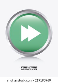 forward graphic design , vector illustration