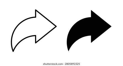 Forward icon concept. best for web design.