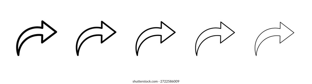 Forward icon design, logo, app, UI. Vector illustration, EPS