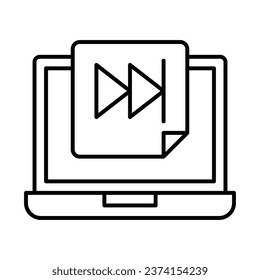 Diseño De Icono De Reenvío Para Uso Personal Y Comercial