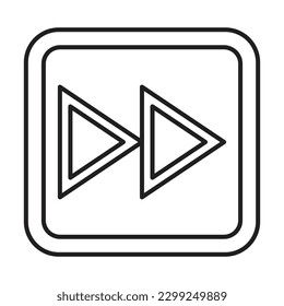 Forward Icon Design For Personl And Commercial Use