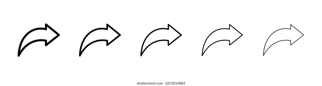 Forward icon filled flat sign concept for web design.