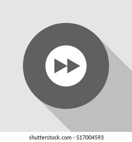forward icon illustration, can be used for web and design, simple vector sign symbol