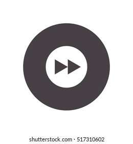 forward icon illustration, can be used for web and design, simple vector sign symbol