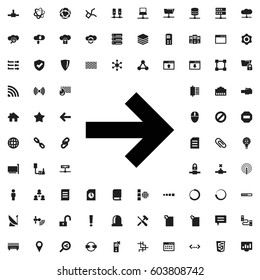 Forward icon illustration isolated vector sign symbol. network icons vector set.