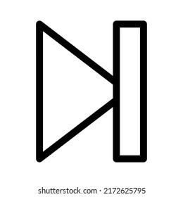 icono de avance o logotipo símbolo de signo aislado ilustración vectorial de alta calidad iconos vectoriales de estilo negro
