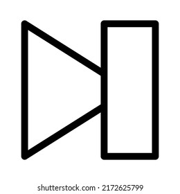 icono de avance o logotipo símbolo de signo aislado ilustración vectorial de alta calidad iconos vectoriales de estilo negro
