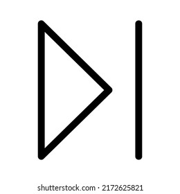 icono de avance o logotipo símbolo de signo aislado ilustración vectorial de alta calidad iconos vectoriales de estilo negro
