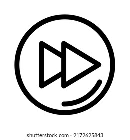 forward icon or logo isolated sign symbol vector illustration - high quality black style vector icons
