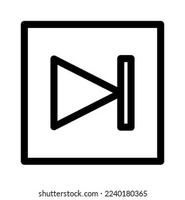 icono de avance o logotipo símbolo de signo aislado ilustración vectorial de alta calidad iconos vectoriales de estilo negro
