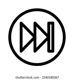 forward icon or logo isolated sign symbol vector illustration - high quality black style vector icons
