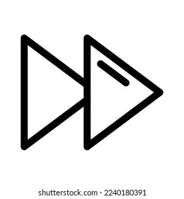 forward icon or logo isolated sign symbol vector illustration - high quality black style vector icons
