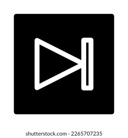 icono de avance o logotipo símbolo de signo aislado ilustración vectorial de alta calidad iconos vectoriales de estilo negro