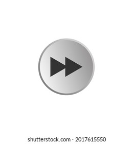 Forward icon on white background. Perfect use for web, pattern, design, icon, ui, ux, etc.