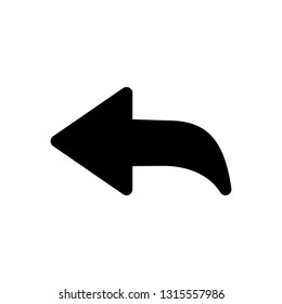 Forward icon,  share or redo. Arrow black vector icon.