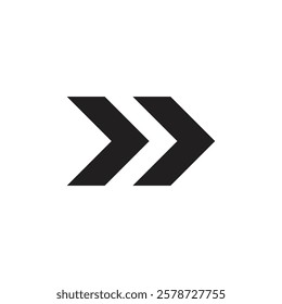 Forward icon Thin line art collection