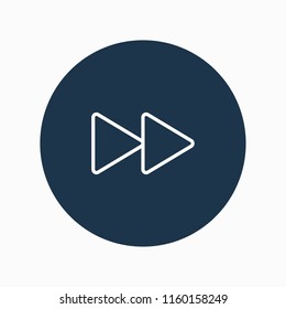 forward icon vector