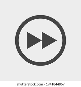 Forward icon vector eps 10