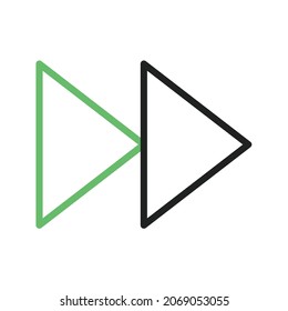 Forward icon vector image. Can also be used for Physical Fitness. Suitable for mobile apps, web apps and print media.