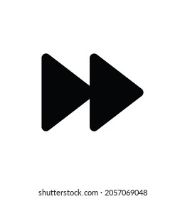 Forward icon vector. Next sign