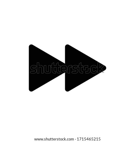 Forward icon - vector sign media icon
