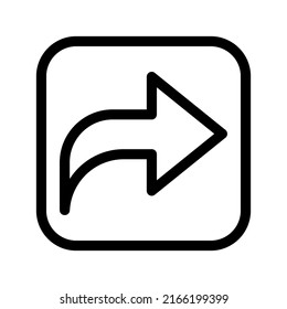Forward Icon Vector Symbol Design Illustration