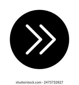 Forward Icon Vector Symbol Design Illustration