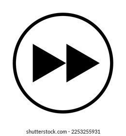 forward icon in white background