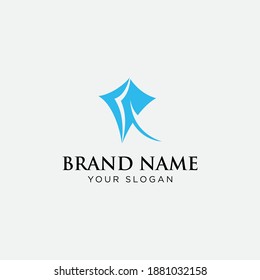 forward logo design. finance, community and non profit vector logo 
