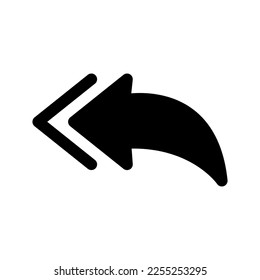 Forward Mail Icon Vector Symbol Design Illustration