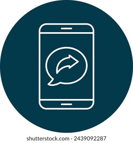 Forward Message Icon Design For Personal And Commercial Use.