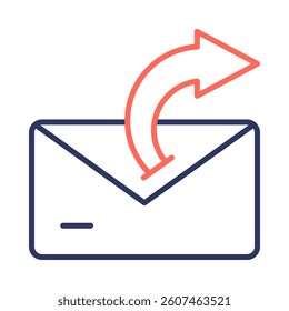 Forward Message Icon Element for Design