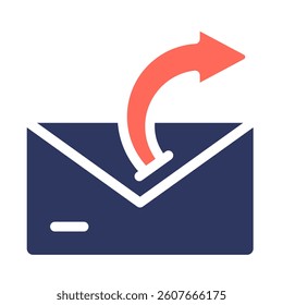 Forward Message Icon Element for Design