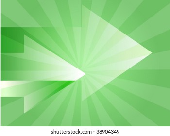 Flecha hacia delante hacia la derecha, ilustración de clipart