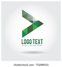 Forward Moving Logo Icon Vector template
