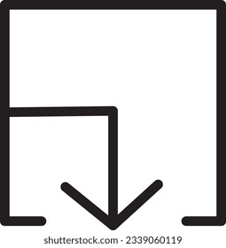 Forward Send Text Outline Icon