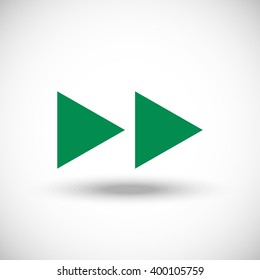 Forward. Simple flat icon,vector