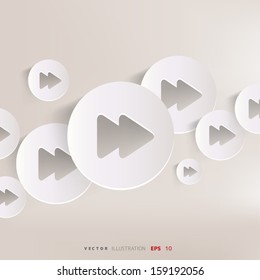 Forward or skip web icon