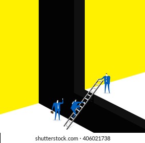 Forward together / Help each other and go forward together.