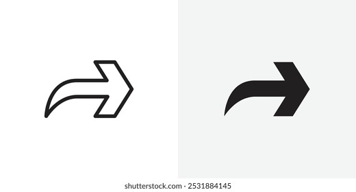 Forward vecor icon set. Stock vector illustrator. EPS 10